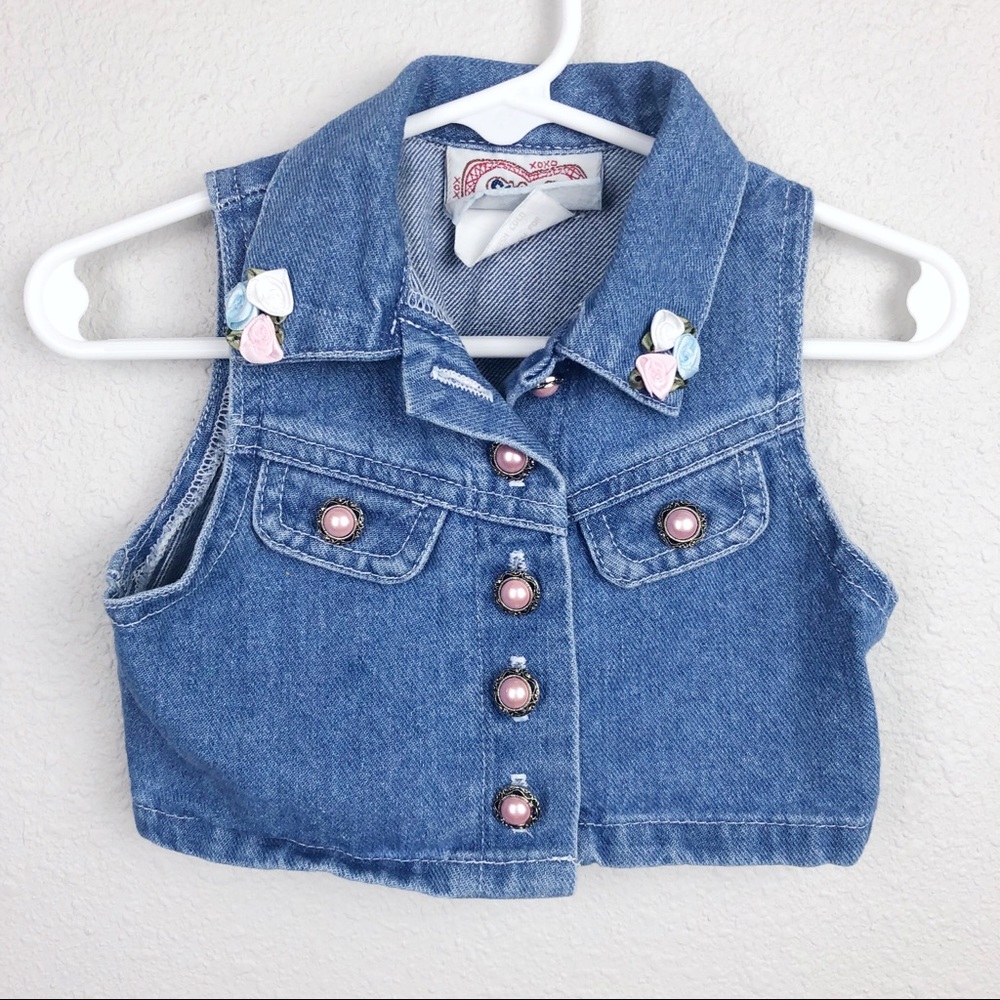Vintage denim vest